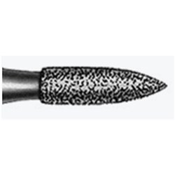 Diamond Bur KOMET #860-012 Short Flame HP Pack of 5