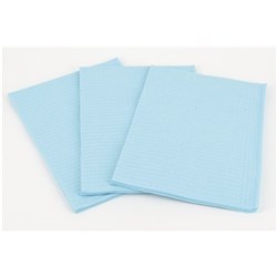 DE Patient Bib Blue Box of 500
